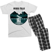 Akaka Falls United States Men's T-shirt Pajama Set | Artistshot