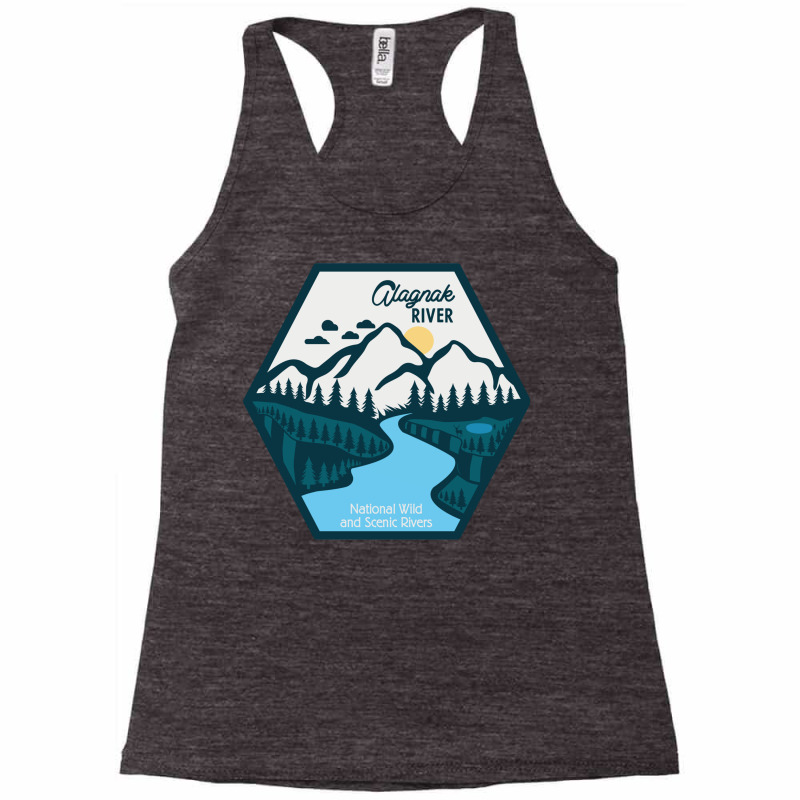 Alagnak River, National Wild And Scenic River Racerback Tank by RozakArt | Artistshot