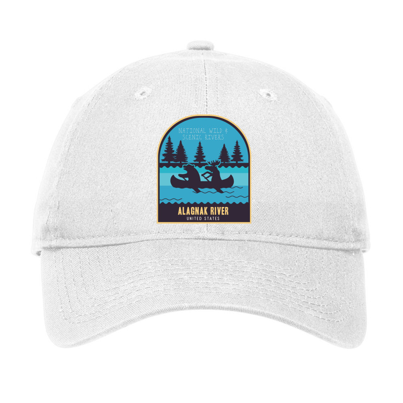 Alagnak River, National Wild And Scenic Adjustable Cap by RozakArt | Artistshot