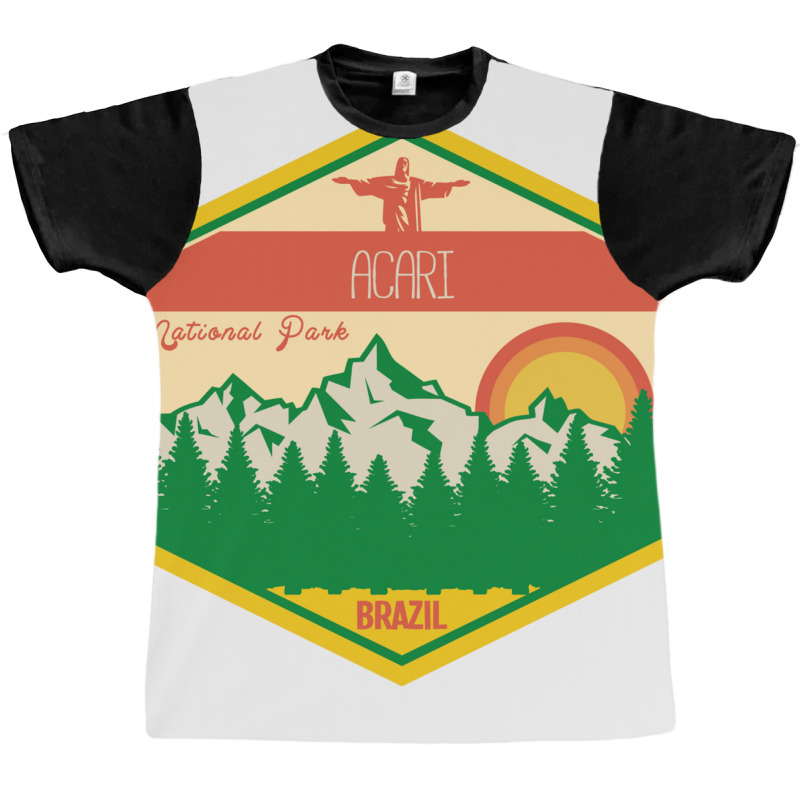 Acari National Park,retro Brazil Graphic T-shirt | Artistshot