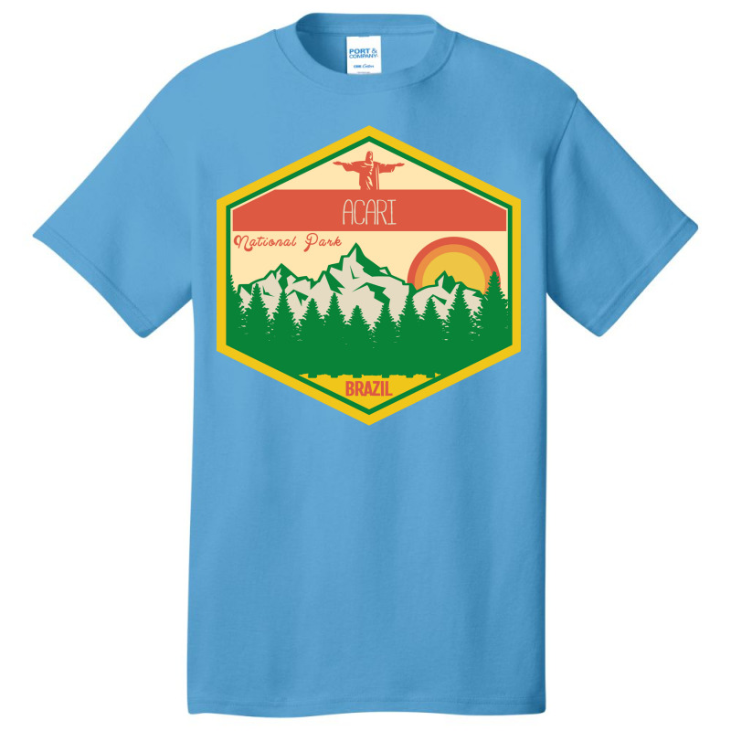 Acari National Park,retro Brazil Basic T-shirt | Artistshot