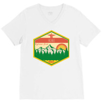 Acari National Park,retro Brazil V-neck Tee | Artistshot