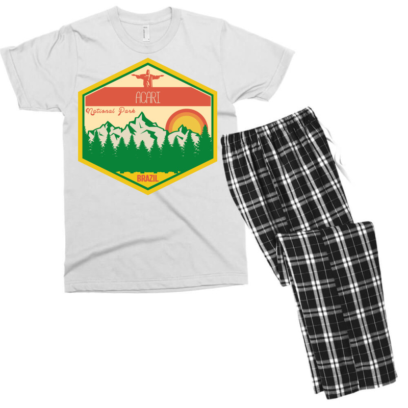 Acari National Park,retro Brazil Men's T-shirt Pajama Set | Artistshot