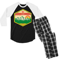 Acari National Park,retro Brazil Men's 3/4 Sleeve Pajama Set | Artistshot