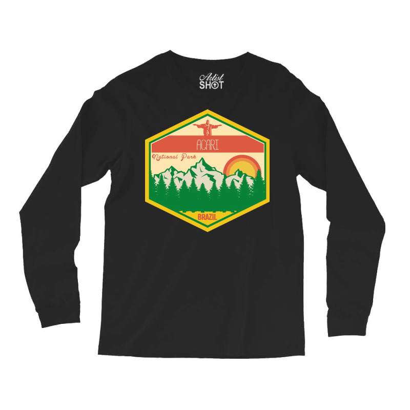 Acari National Park,retro Brazil Long Sleeve Shirts | Artistshot