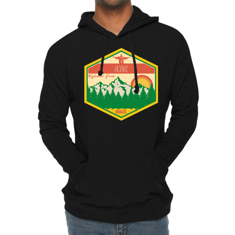 Acari National Park,retro Brazil Lightweight Hoodie | Artistshot