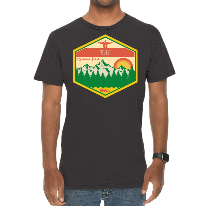 Acari National Park,retro Brazil Vintage T-shirt | Artistshot