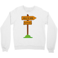 Aiguille Du Jardin, Alps Mountains Sign Crewneck Sweatshirt | Artistshot