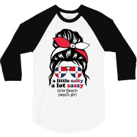 A Lot Sassy Dominican Beach Girl  Kite Beach 3/4 Sleeve Shirt | Artistshot