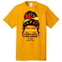 A Lot Sassy Beach Girl  S Alga Beach, Spain Basic T-shirt | Artistshot