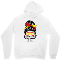 A Lot Sassy Beach Girl  S Alga Beach, Spain Unisex Hoodie | Artistshot