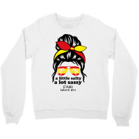 A Lot Sassy Beach Girl  S Alga Beach, Spain Crewneck Sweatshirt | Artistshot