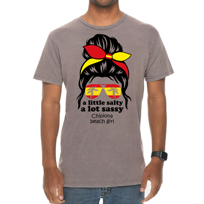 A Lot Sassy Beach Girl  Chipiona Beach, Spain Vintage T-shirt | Artistshot