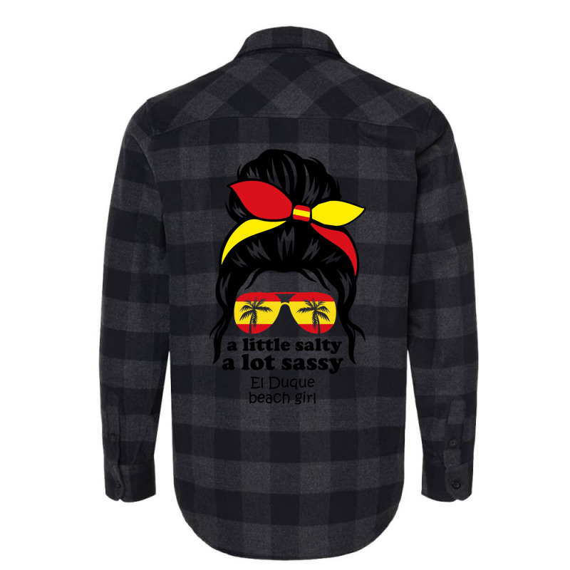 A Lot Sassy Beach Girl  El Duque Beach, Spain Flannel Shirt | Artistshot