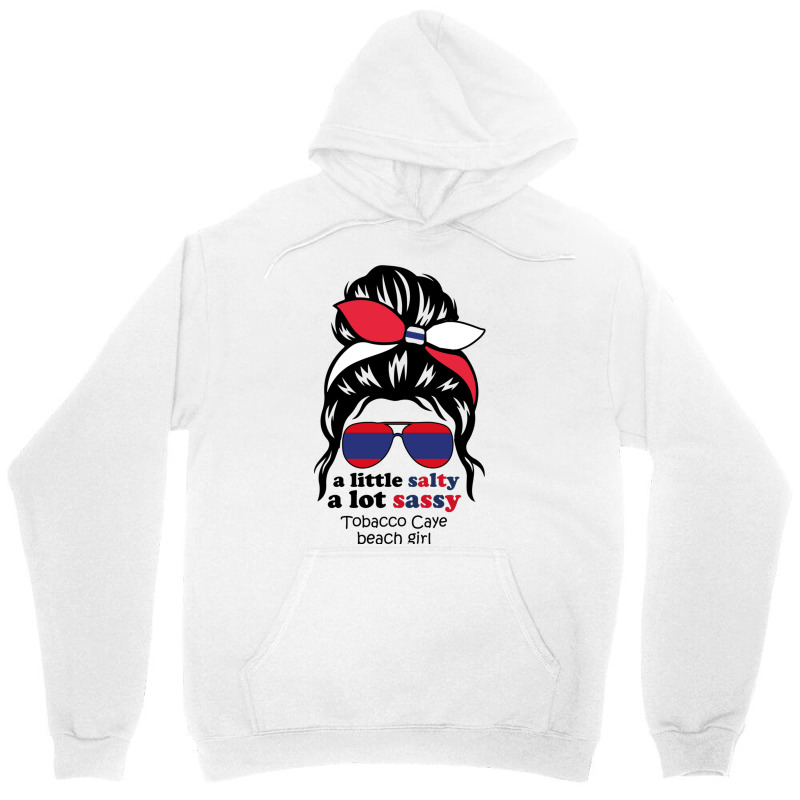 A Lot Sassy Beach Girl   Tobacco Caye Beach, Beliz Unisex Hoodie | Artistshot