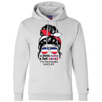 A Lot Sassy Beach Girl   Palombaggia,france Champion Hoodie | Artistshot