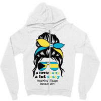 A Lot Sassy Beach Girl   Hopkins Village,bahamas Zipper Hoodie | Artistshot