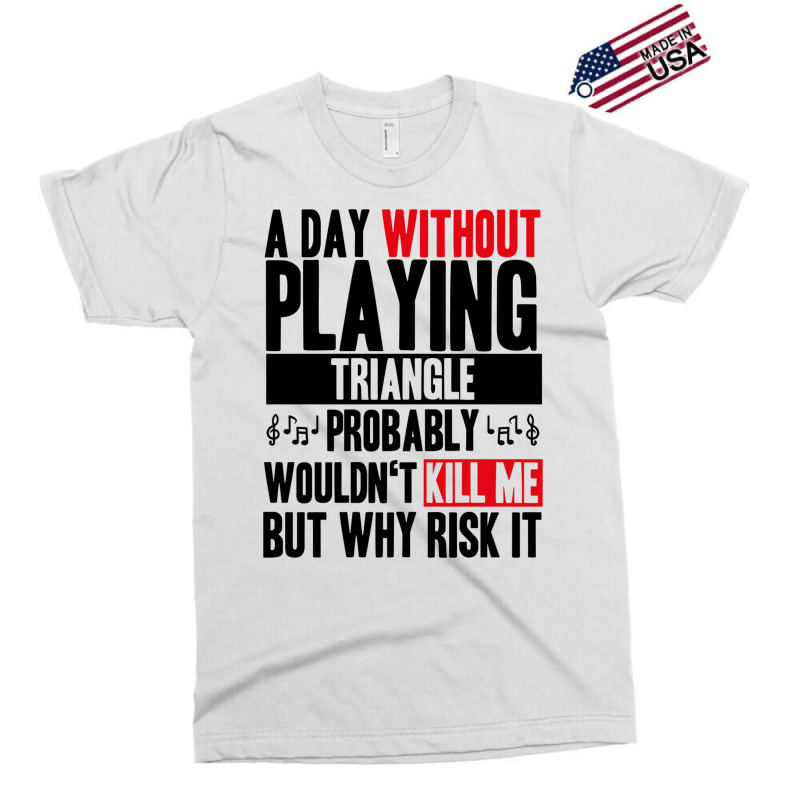 A Day Without Playing Triangle Funny Quote Exclusive T-shirt | Artistshot