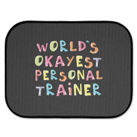 World S Okayest Personal Trainer Gift Idea Rear Car Mat | Artistshot