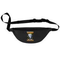 Warning I May Spontaneously Talk About Tornadoes Fanny Pack | Artistshot