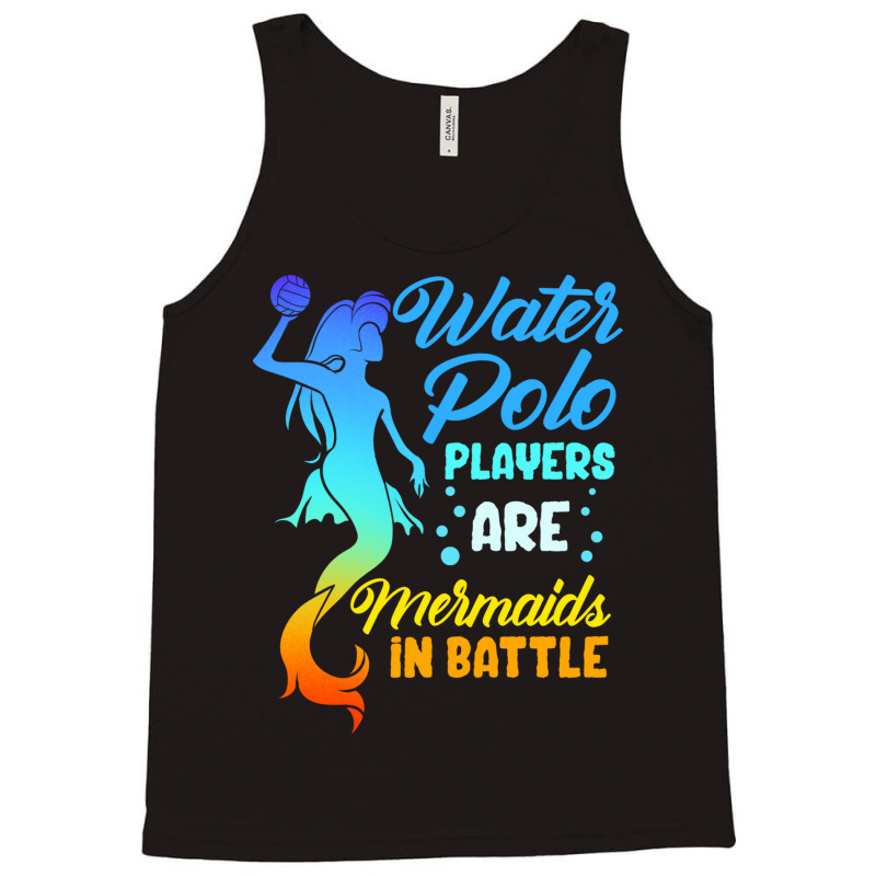 Water Polo Players Are Mermaids In Battle Tank Top | Artistshot