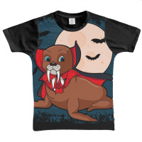 Vampire Seal Halloween Awesome Vampire Fangs Graphic Youth T-shirt | Artistshot