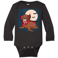 Vampire Seal Halloween Awesome Vampire Fangs Long Sleeve Baby Bodysuit | Artistshot