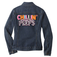 Chillin With My Peeps Ladies Denim Jacket | Artistshot