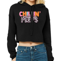 Chillin With My Peeps Cropped Hoodie | Artistshot