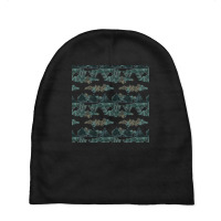 Nature Pattern T  Shirt Minimalist Leaf Line Art Illustration As A Sea Baby Beanies | Artistshot