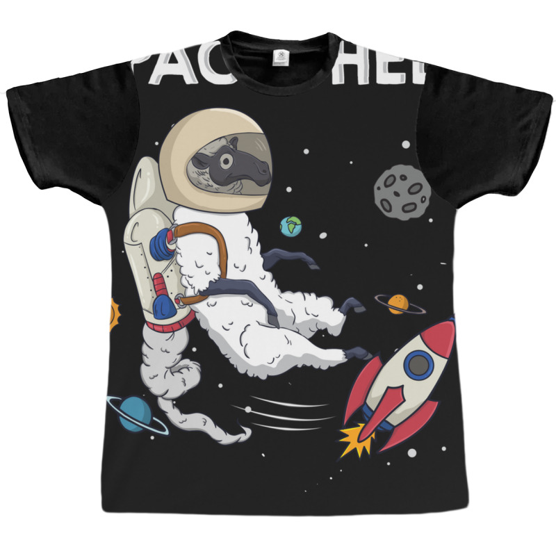 Space Sheep Awesome Astronaut Galaxy Explorer Graphic T-shirt | Artistshot