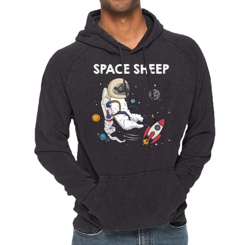 Space Sheep Awesome Astronaut Galaxy Explorer Vintage Hoodie | Artistshot