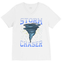 Storm Chaser Tornado Hurricane   Thunderstorm V-neck Tee | Artistshot