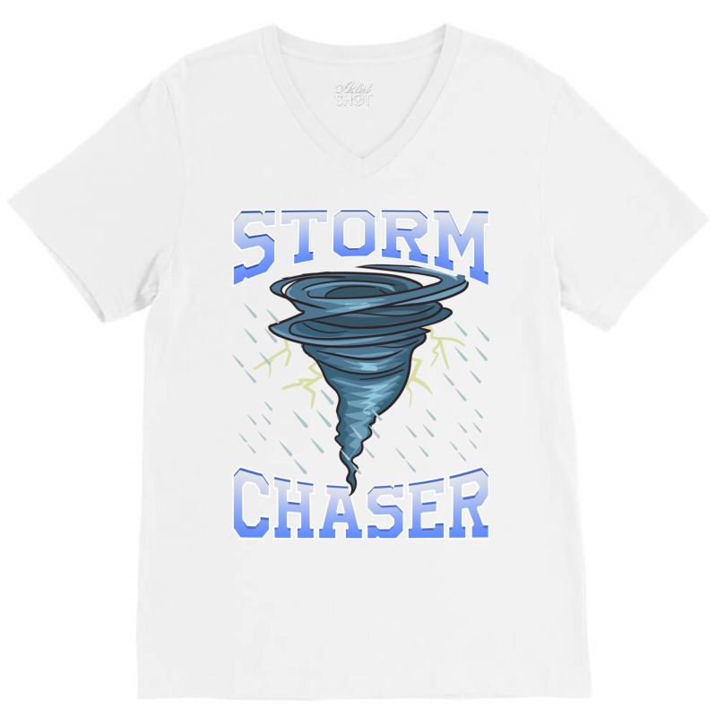 Storm Chaser Tornado Hurricane   Thunderstorm V-neck Tee | Artistshot