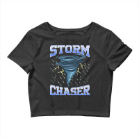 Storm Chaser Tornado Hurricane   Thunderstorm Crop Top | Artistshot