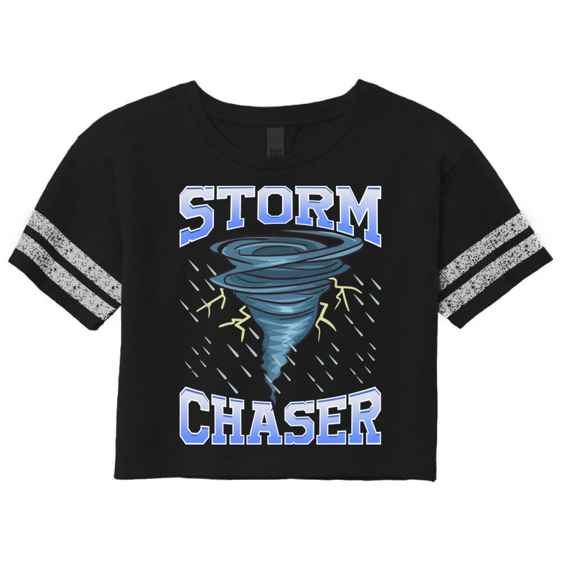 Storm Chaser Tornado Hurricane   Thunderstorm Scorecard Crop Tee by the perfect present | Artistshot