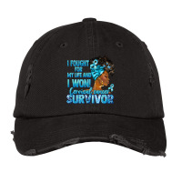 Cervical Cancer Survivor Black Woman Vintage Cap | Artistshot