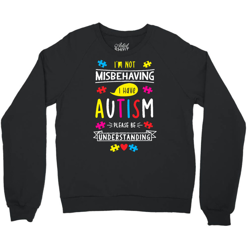 Autism T  Shirt Autism Awarenes Cute Crewneck Sweatshirt by joanie38206 | Artistshot