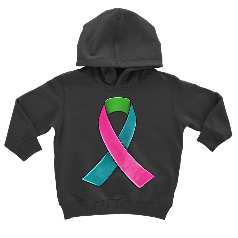 Metastatic Breast Cancer Ribbon Toddler Hoodie by JahusDesignShop | Artistshot