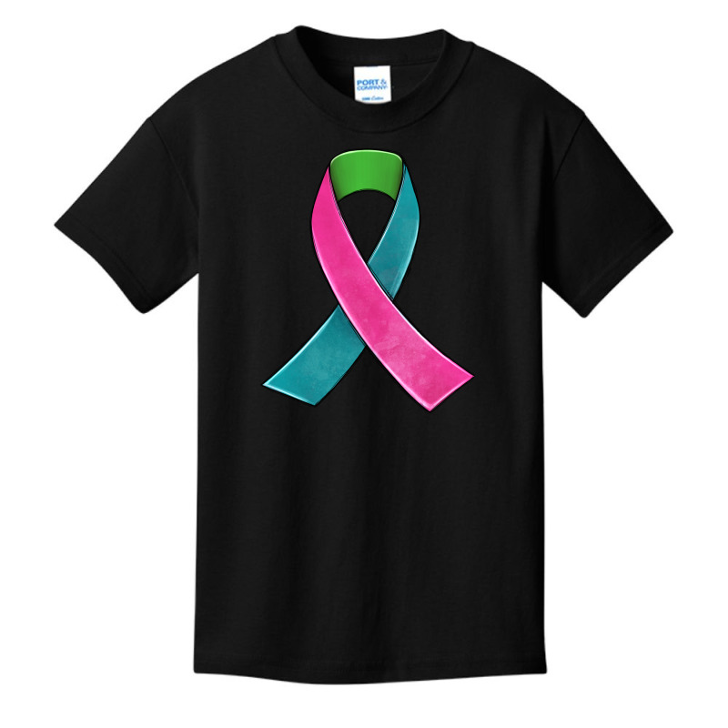 Metastatic Breast Cancer Ribbon Basic Youth T-shirt by JahusDesignShop | Artistshot