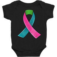 Metastatic Breast Cancer Ribbon Baby Bodysuit | Artistshot