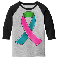 Metastatic Breast Cancer Ribbon Youth 3/4 Sleeve | Artistshot