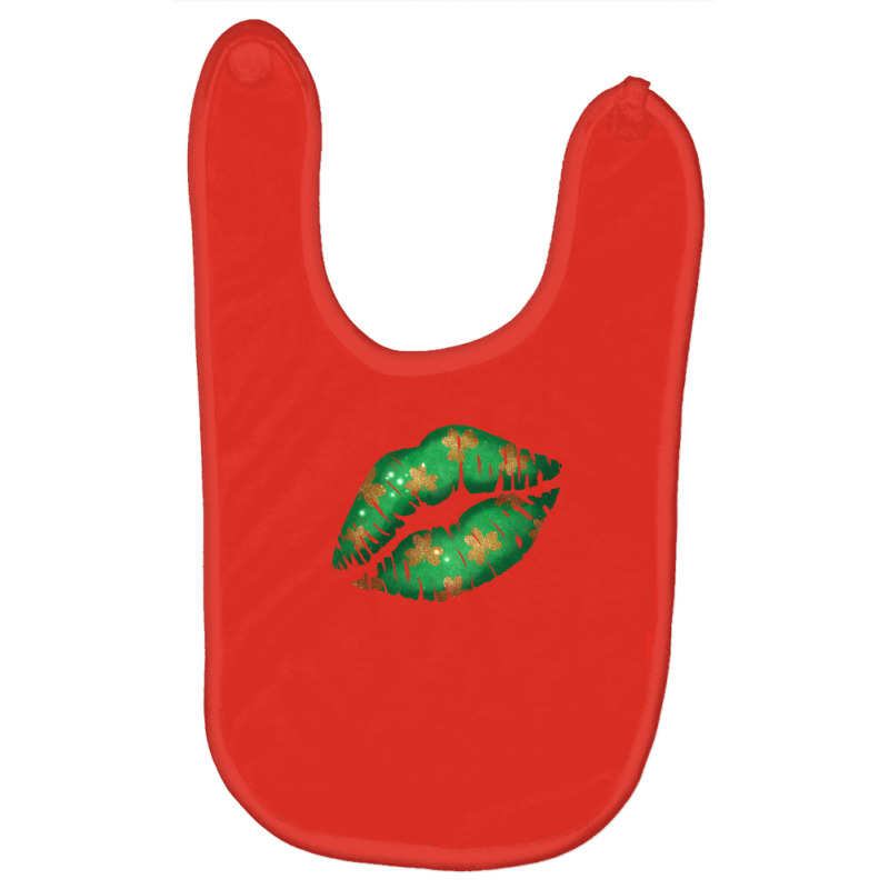 St. Patrick's Day Lip Baby Bibs | Artistshot