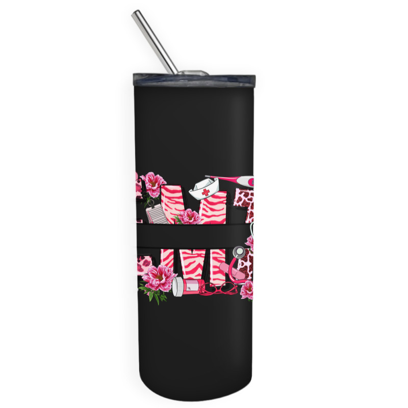 Breast Cancer Emt Emergency Medical Technician Skinny Tumbler | Artistshot