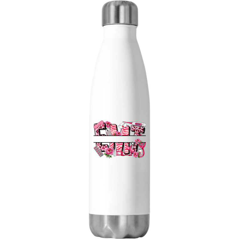 Breast Cancer Emt Emergency Medical Technician Stainless Steel Water Bottle | Artistshot