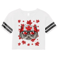 Canadian Persian Cat Patriotic Canada Flag Maple L Scorecard Crop Tee | Artistshot