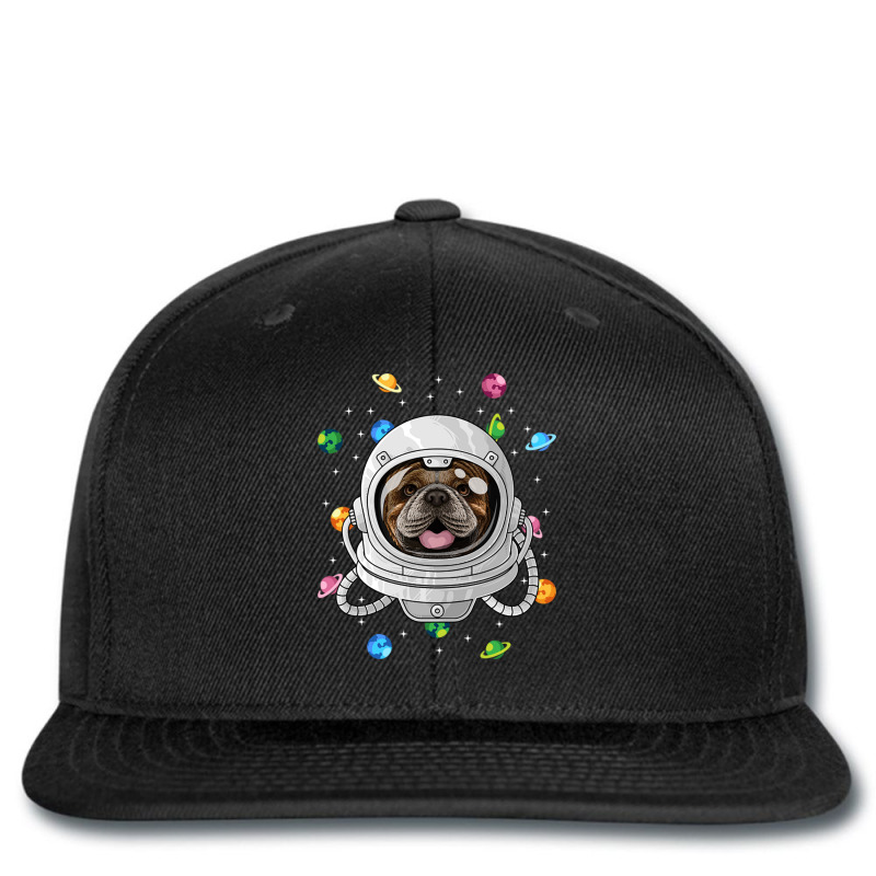 Bulldog Astronaut Dog Deep In Space Cosmic Univers Printed hat by Ziz | Artistshot