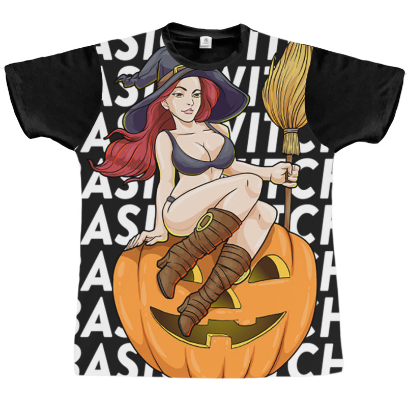 Basic Witch Halloween Costume Funny Sarcastic Graphic T-shirt | Artistshot