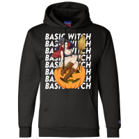 Basic Witch Halloween Costume Funny Sarcastic Champion Hoodie | Artistshot