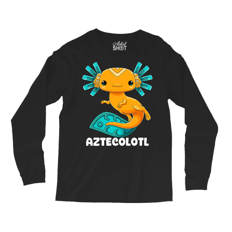 Aztec Axolotl Mythology Ancient Mexican Salamander Long Sleeve Shirts | Artistshot